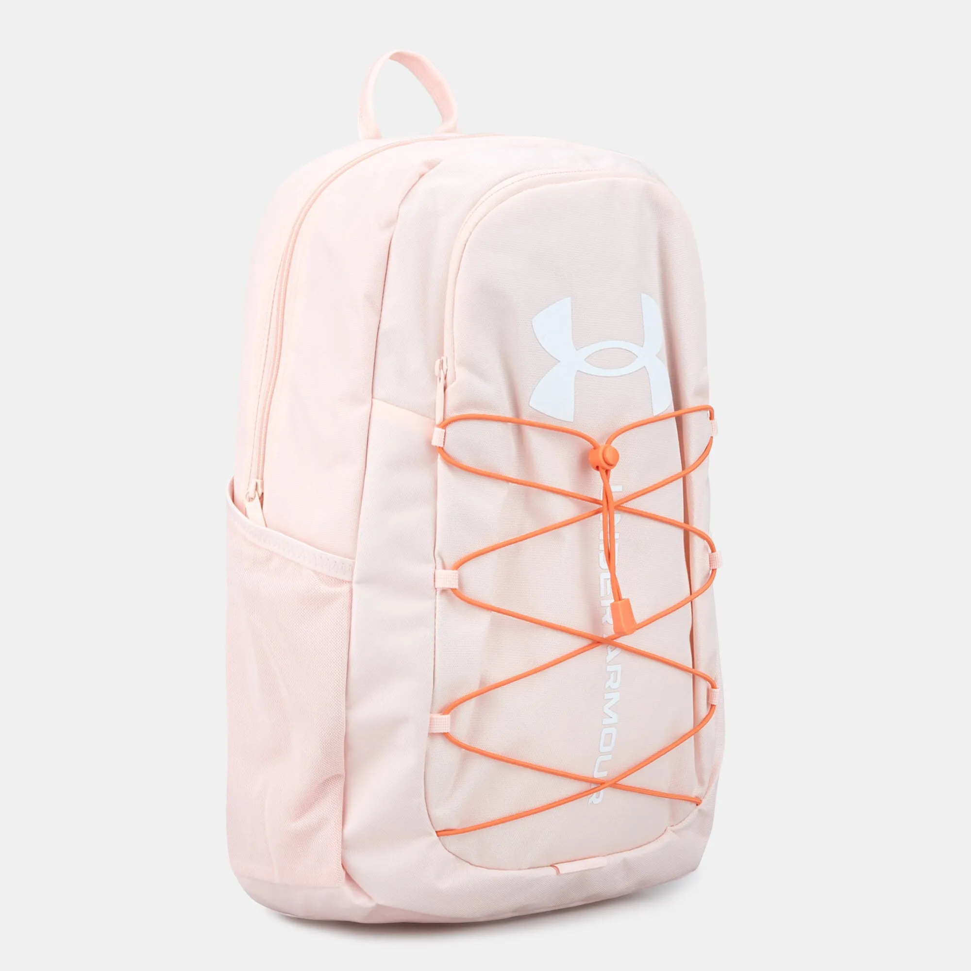 Under Armour Hustle Sport Backpack, OSFA Orange Dream / Sunset Boulevard / White UA1364181-805