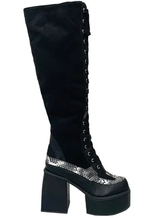 Venomous Lace Up Boots