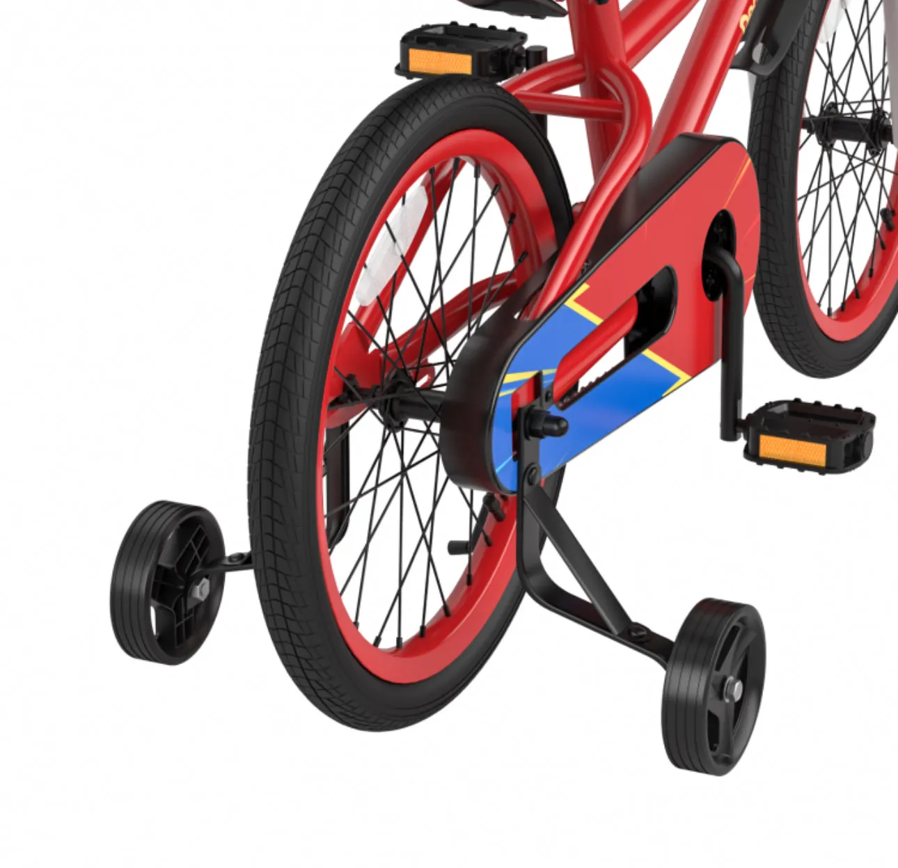 Very Cool 18” Kids Pedal Bicycle W Kickstand, Coaster Brake Ages 4-8 | Bell | Adjustable Seat | Easy Assembly | Removable Training Wheels | Anti-Slip Tires