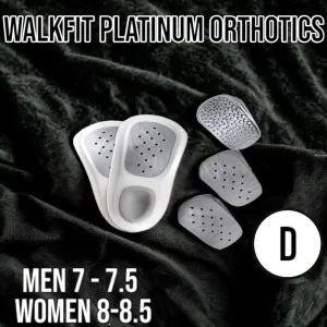 Walkfit Platinum Orthotics- Size D (W 8- 8.5/M 7-7.5)