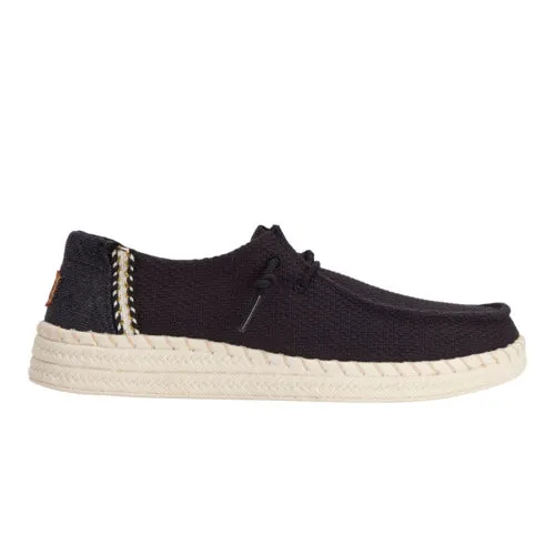 Wendy Espadrille Woven - Black