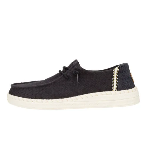 Wendy Espadrille Woven - Black