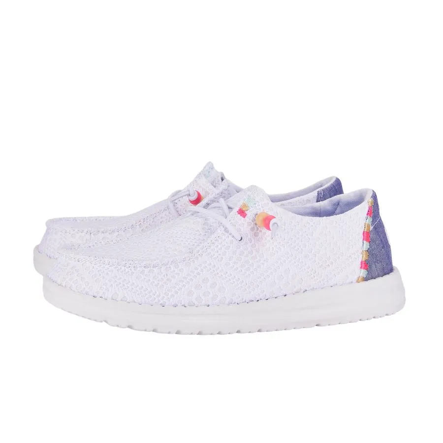 Wendy Youth Boho Crochet - White