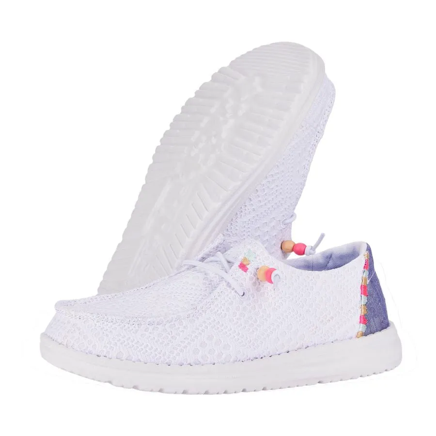 Wendy Youth Boho Crochet - White