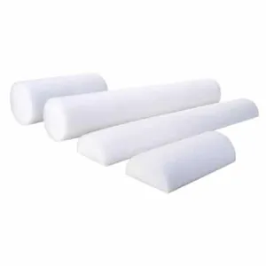 White Foam Rollers