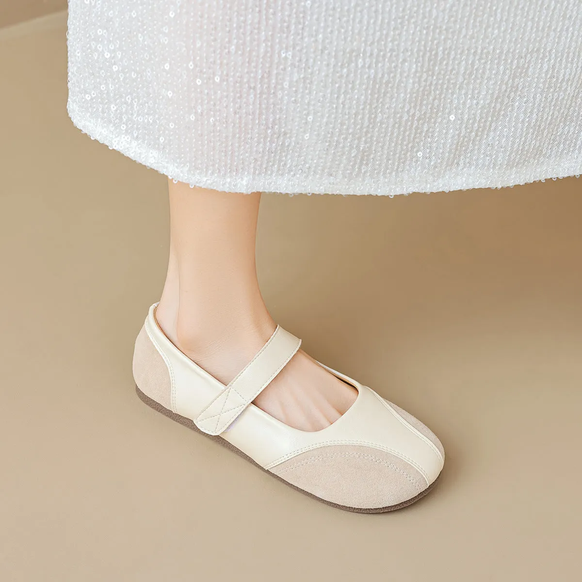 Women Casual Soft Leather Mary Jane Shoes