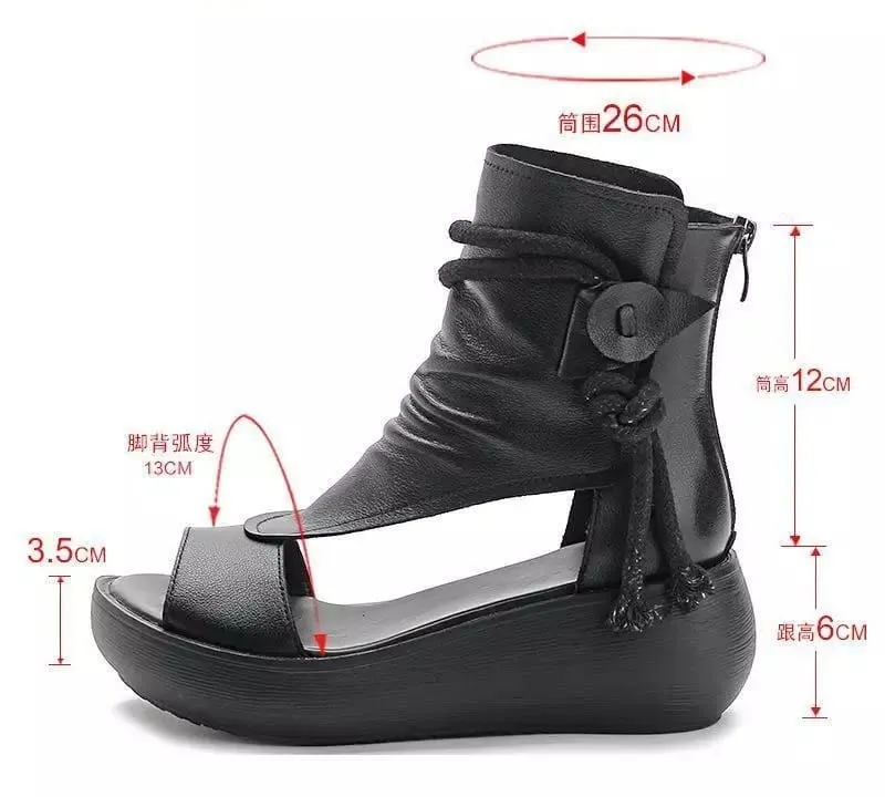 Women summer sandals mid heels