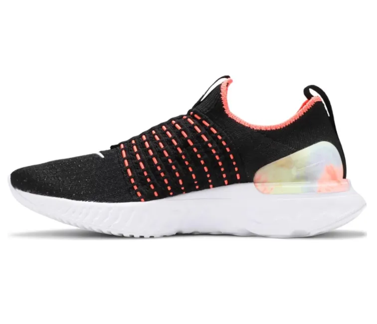 Women's Nike React Phantom Run FK 2 (Black/Bright Mango)