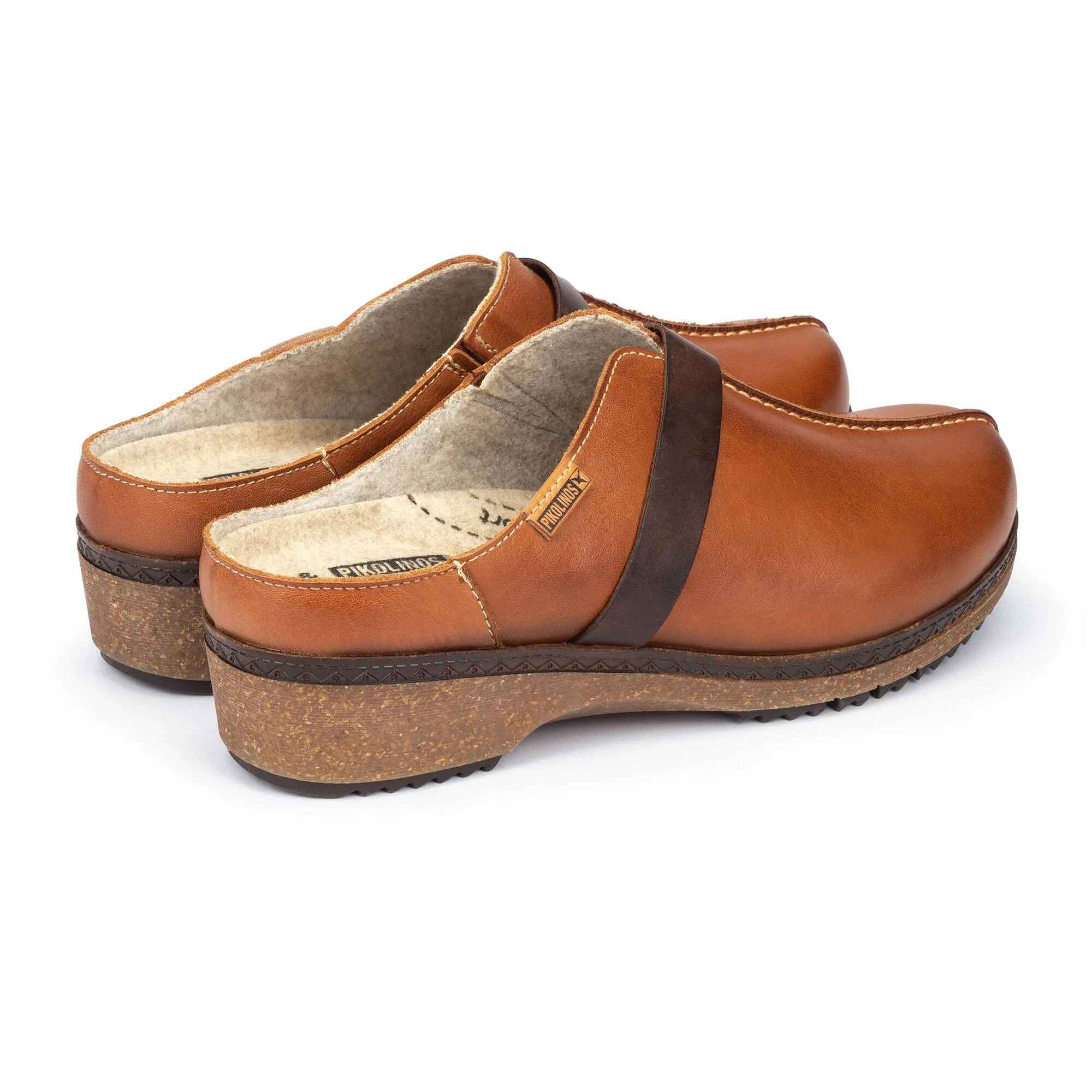 Women's Pikolinos Granada Clogs Color: Brandy