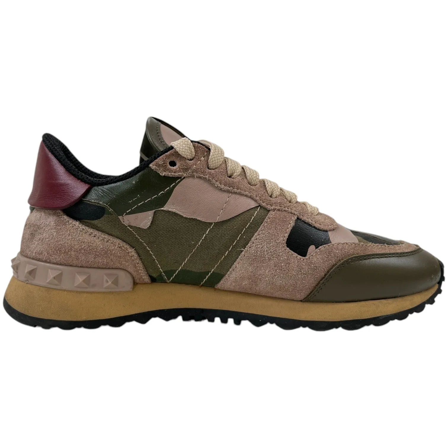 Women's Rockrunner Low Trainers Khaki Size EU 35 / UK 2