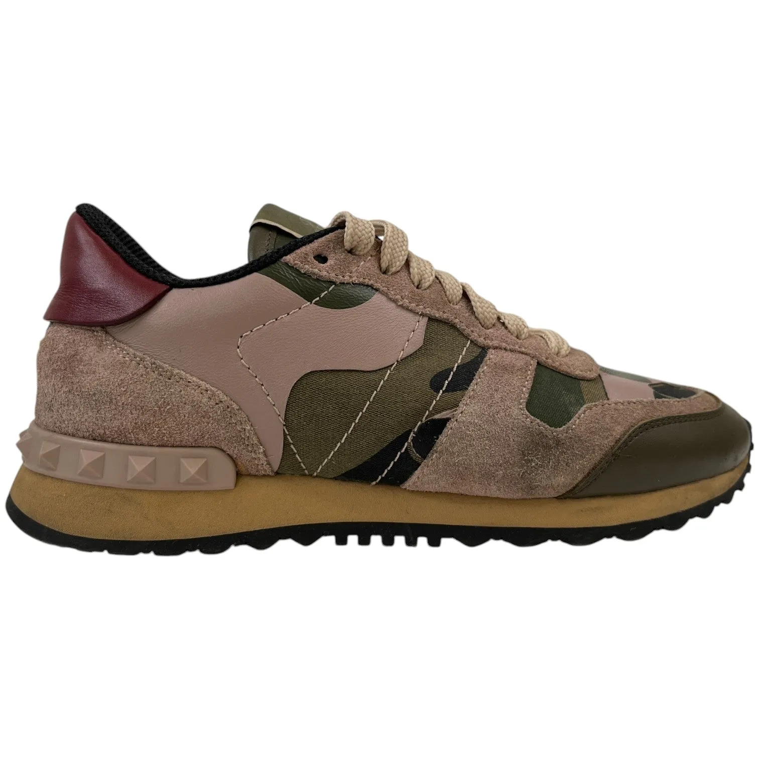 Women's Rockrunner Low Trainers Khaki Size EU 35 / UK 2