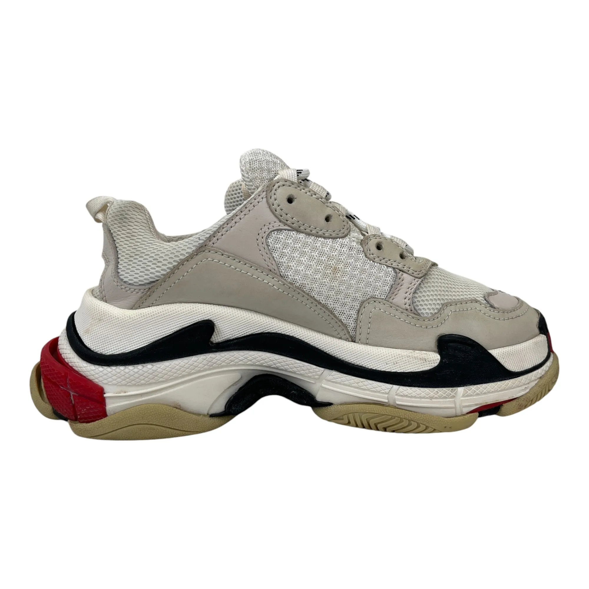 Women's Triple S Low Trainers Beige Size EU 38 / UK 5