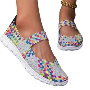 Woven Women's Plus Size Shoes for Bunions and Swollen Feet