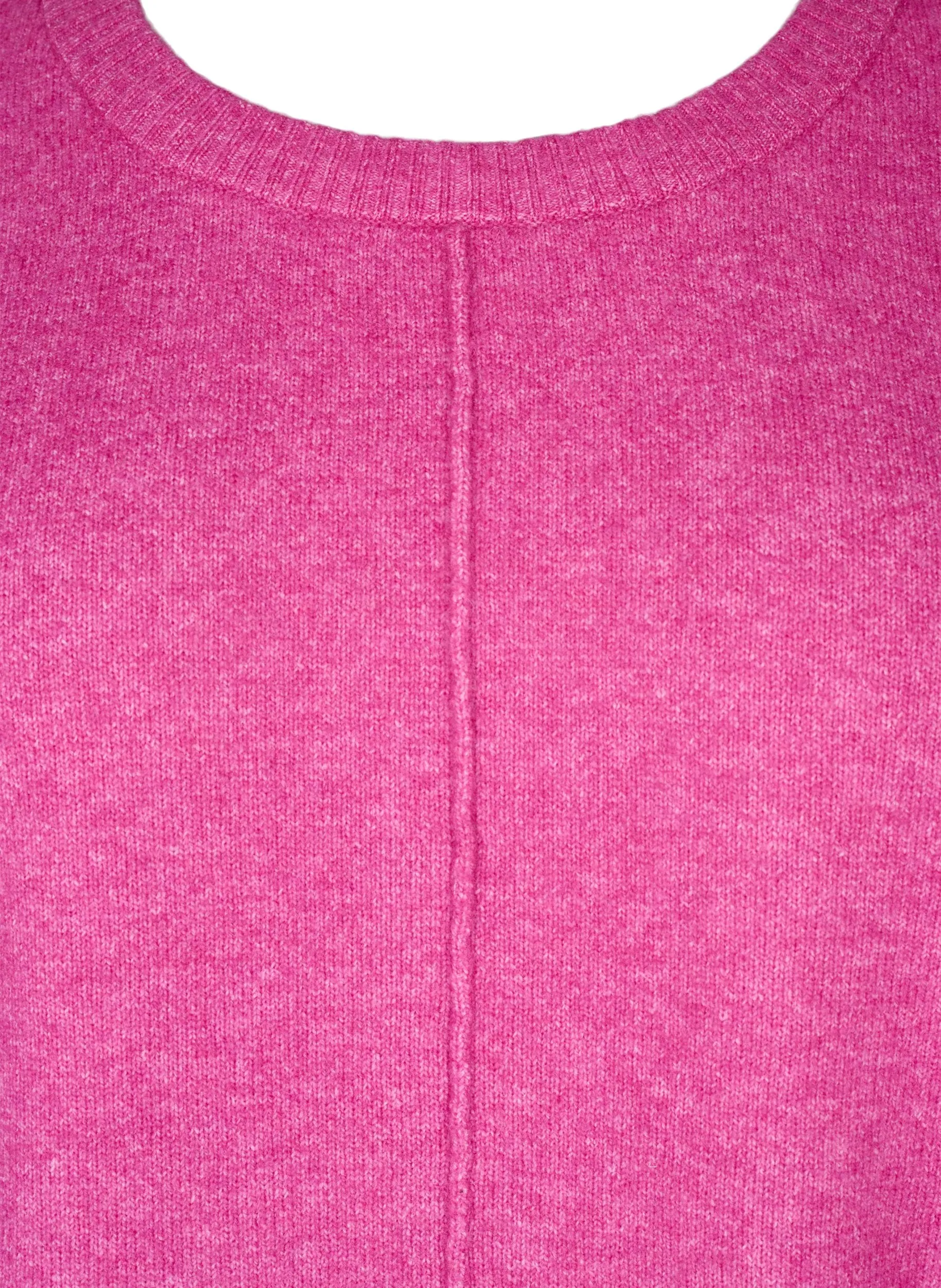 Zizzi Vista Knit Jumper in Pink