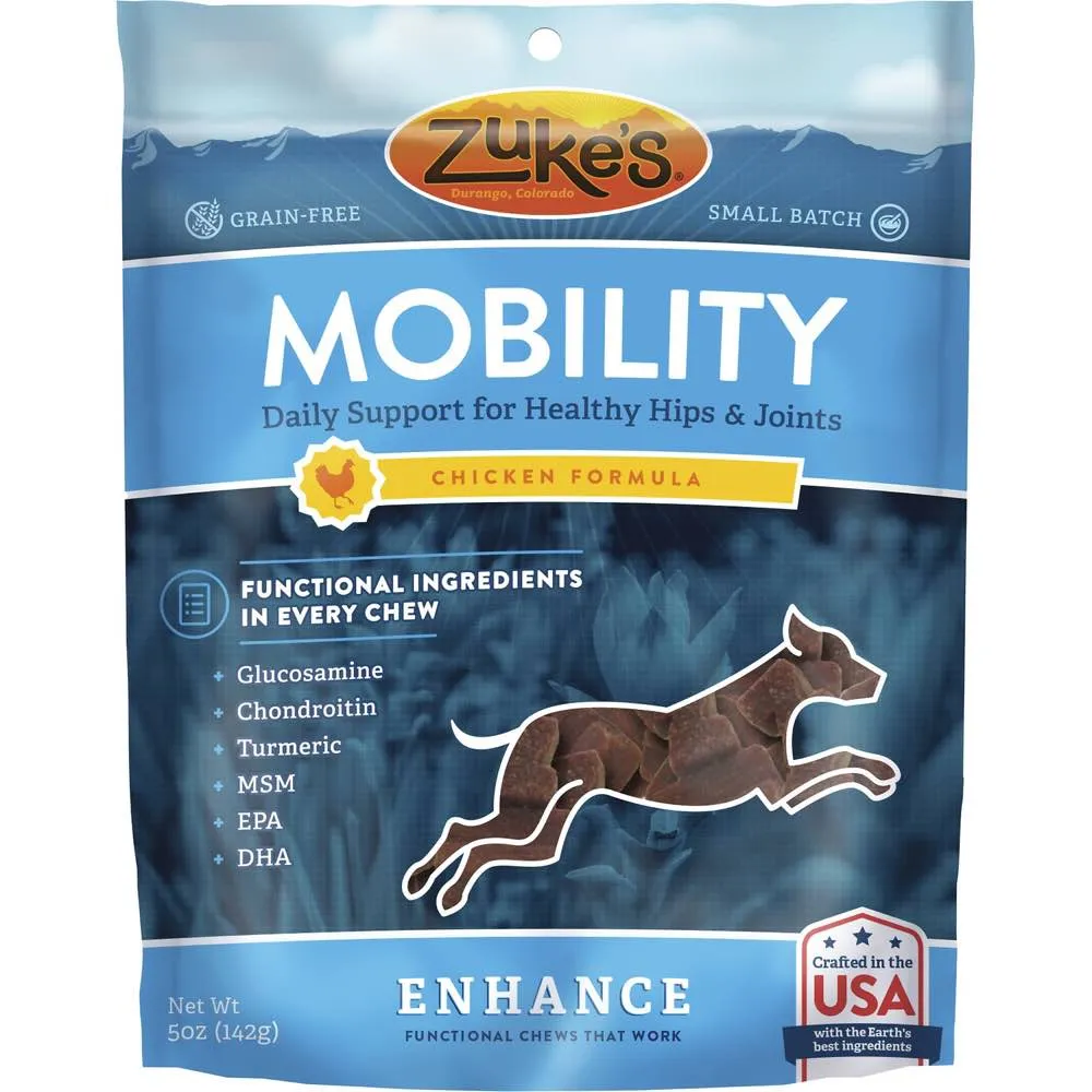 Zuke's Enhance Functional Mobility Chicken Dog Treats 5oz